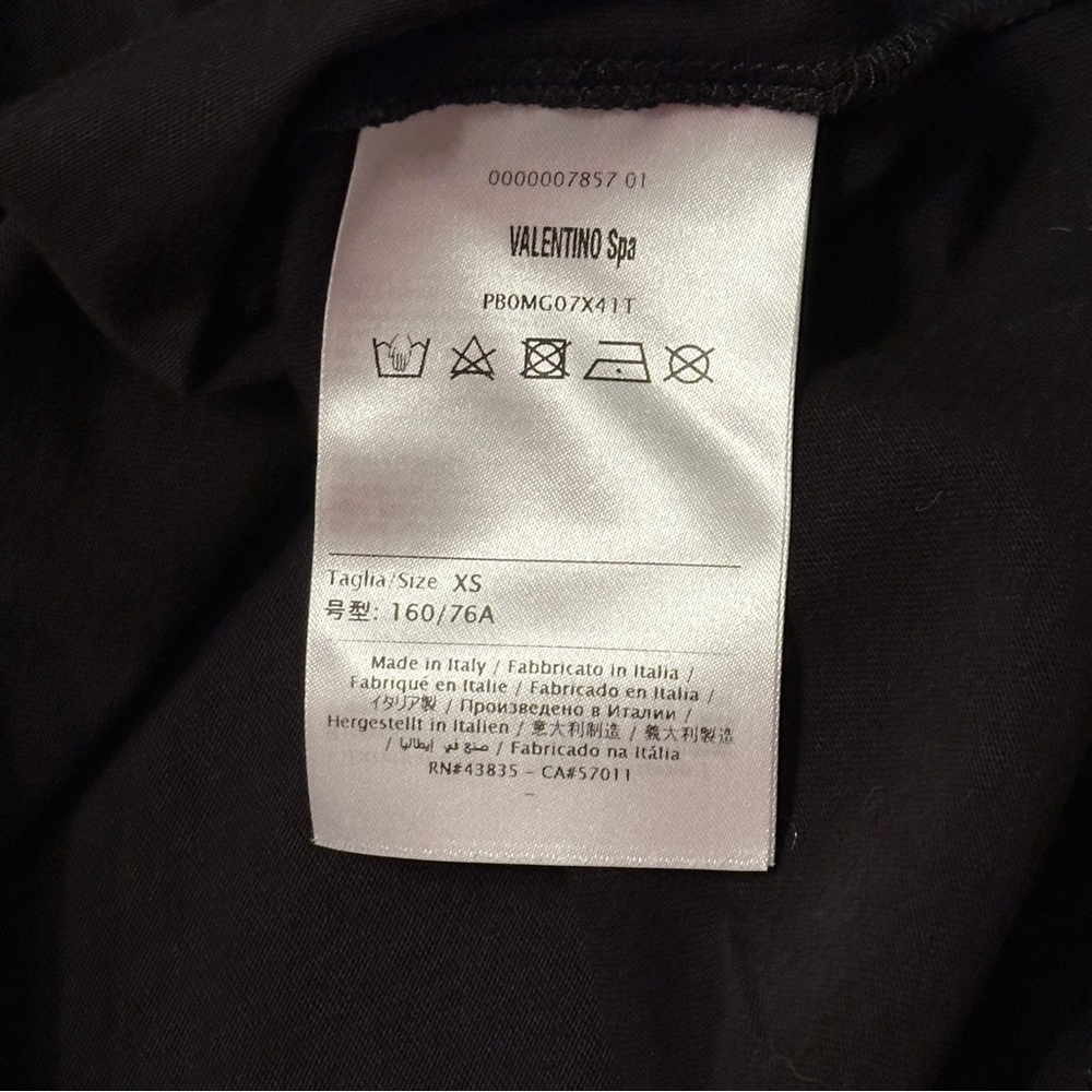 Valentino MoonLover Print Black T-shirt Women’s Size XS - Picture 5 of 6